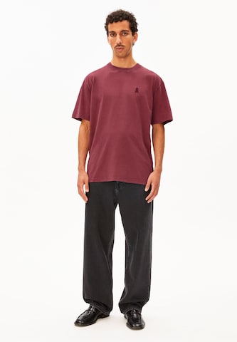 ARMEDANGELS Shirt 'MAARKOS' in Red