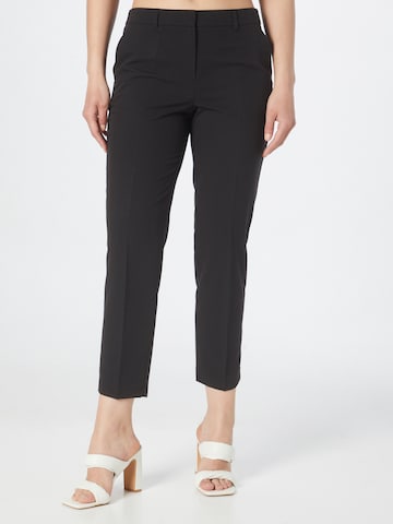 regular Pantaloni con piega frontale di Dorothy Perkins in nero: frontale