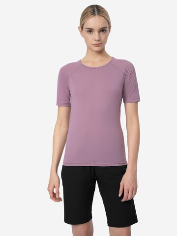 T-shirt fonctionnel 4F en violet : devant