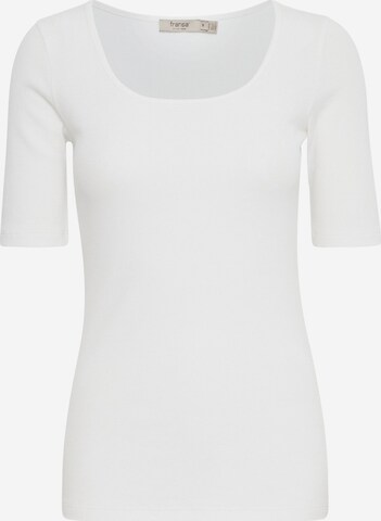 Fransa Shirt 'Hizamond' in White: front