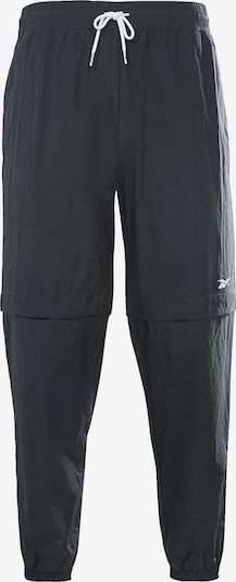 Reebok Sport Sporthose in schwarz / weiß, Produktansicht