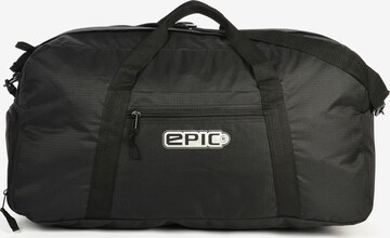 Epic Travel Bag in Black: front