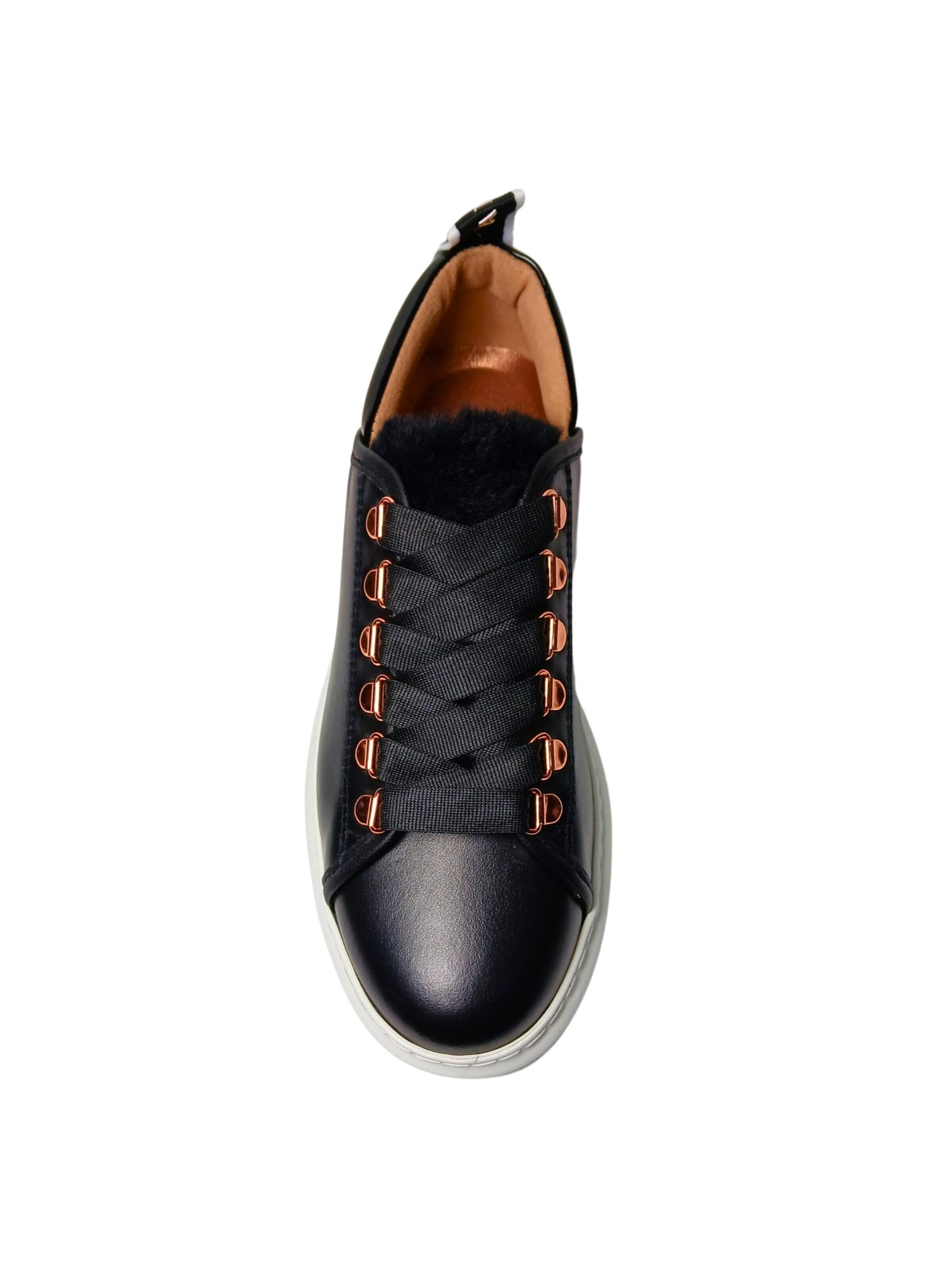 Alexander Smith Platform trainers in Black