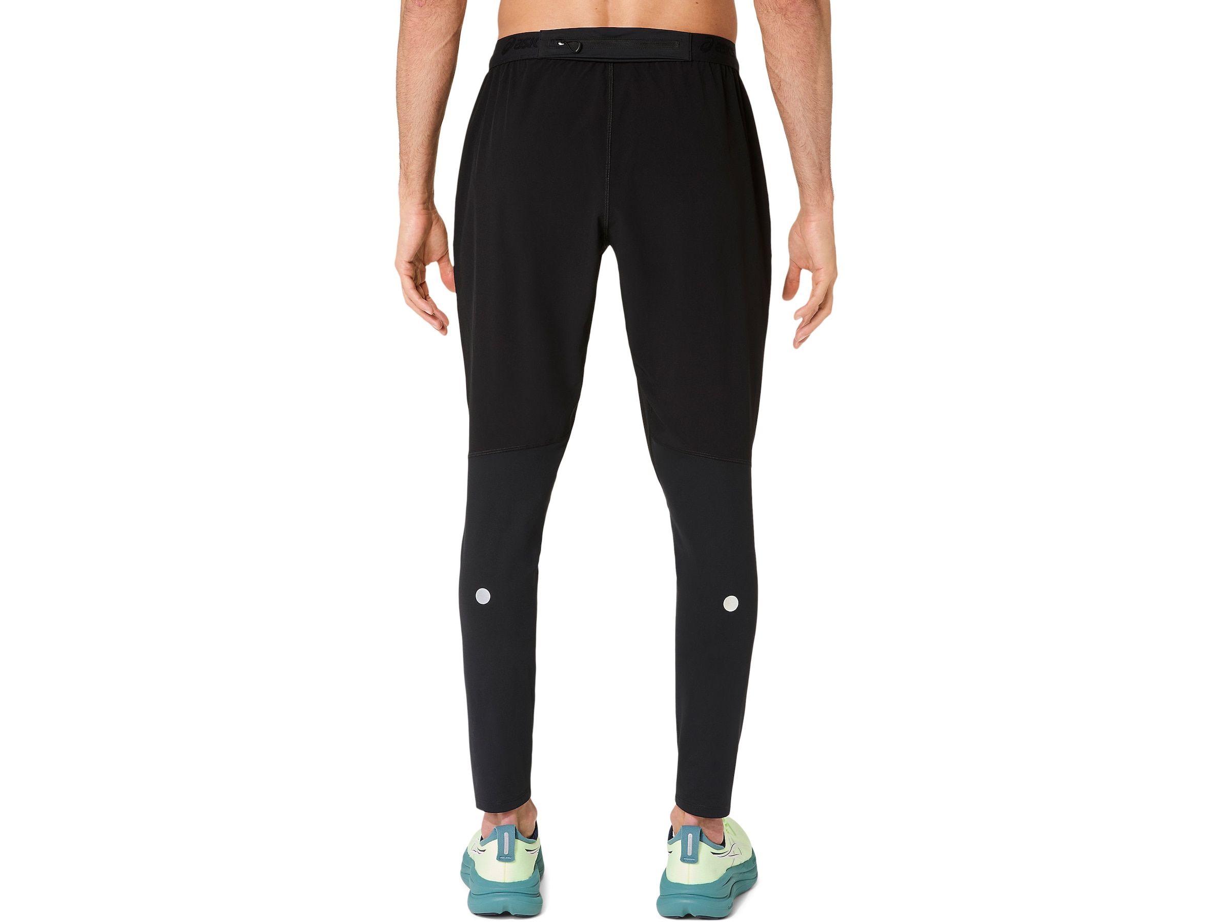 ASICS Skinny Sporthose in Schwarz