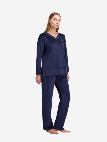 Goldenbay Pyjama 'Classic' in Blau: Vorderseite