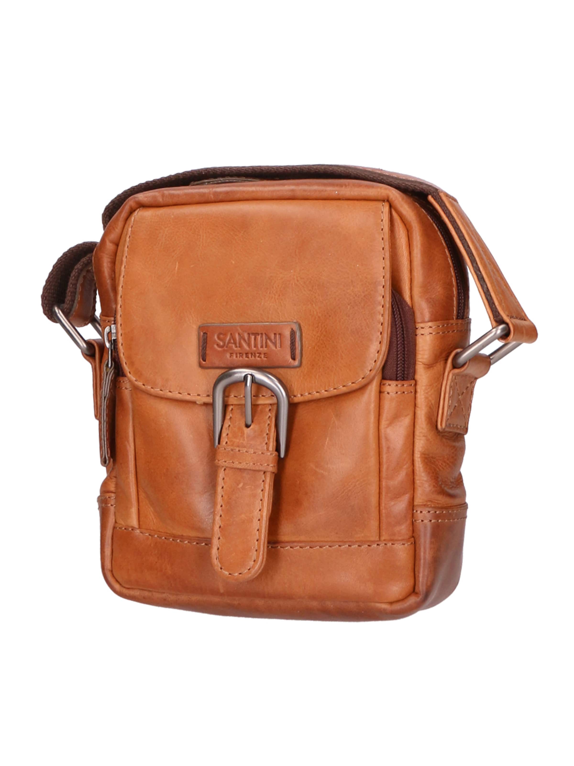 Santini Firenze Crossbody bag in Brown: front