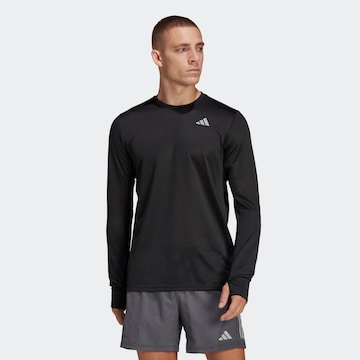 ADIDAS PERFORMANCE Performance Shirt 'Own The Run' in Black: front