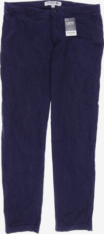 LACOSTE Pants in 36 in Blue: front