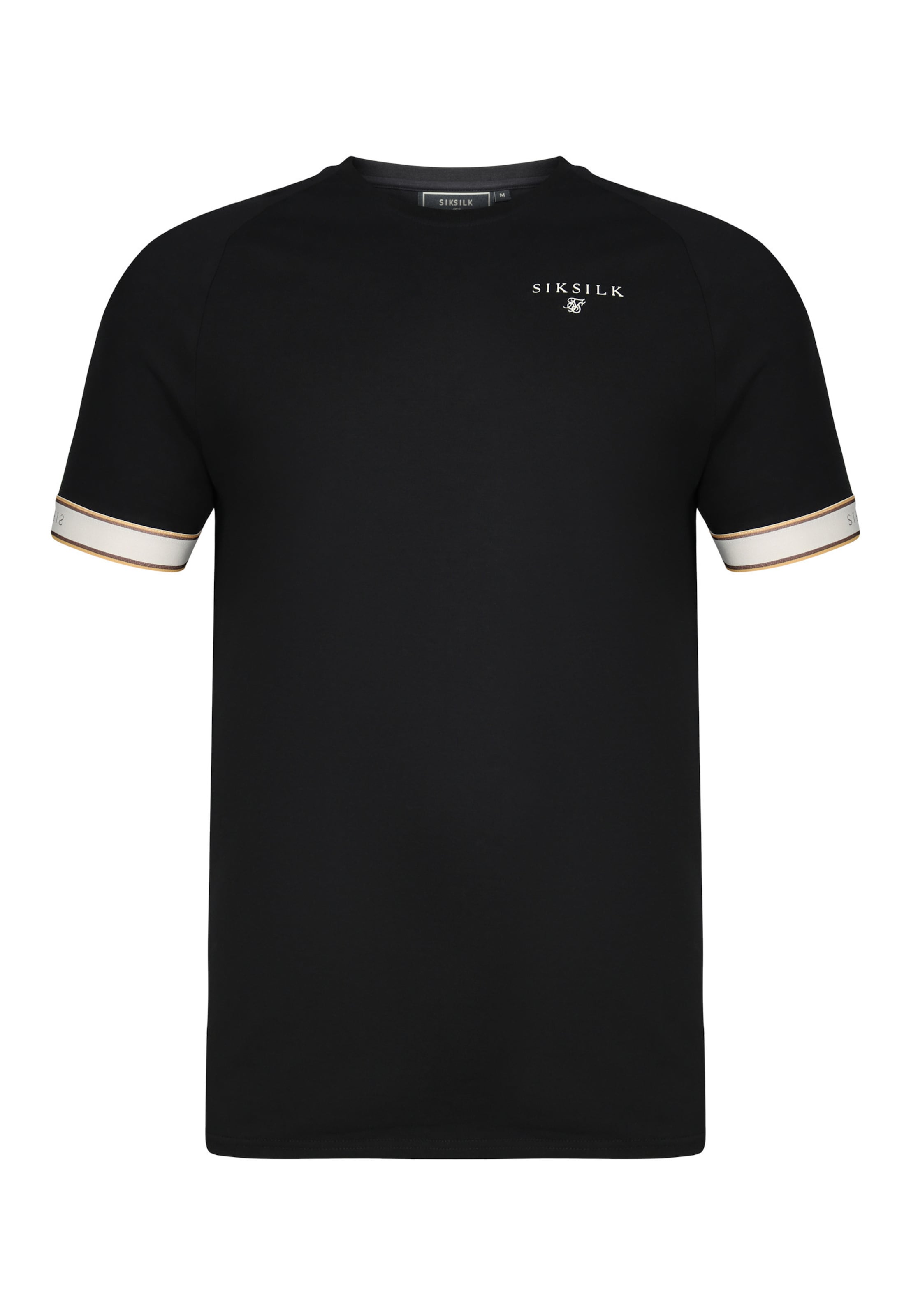 SikSilk Koszulka 'Tech' w kolorze czarny: przód