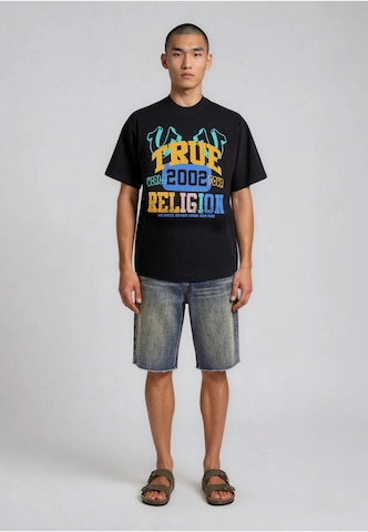True Religion Shirt 'University' in Zwart