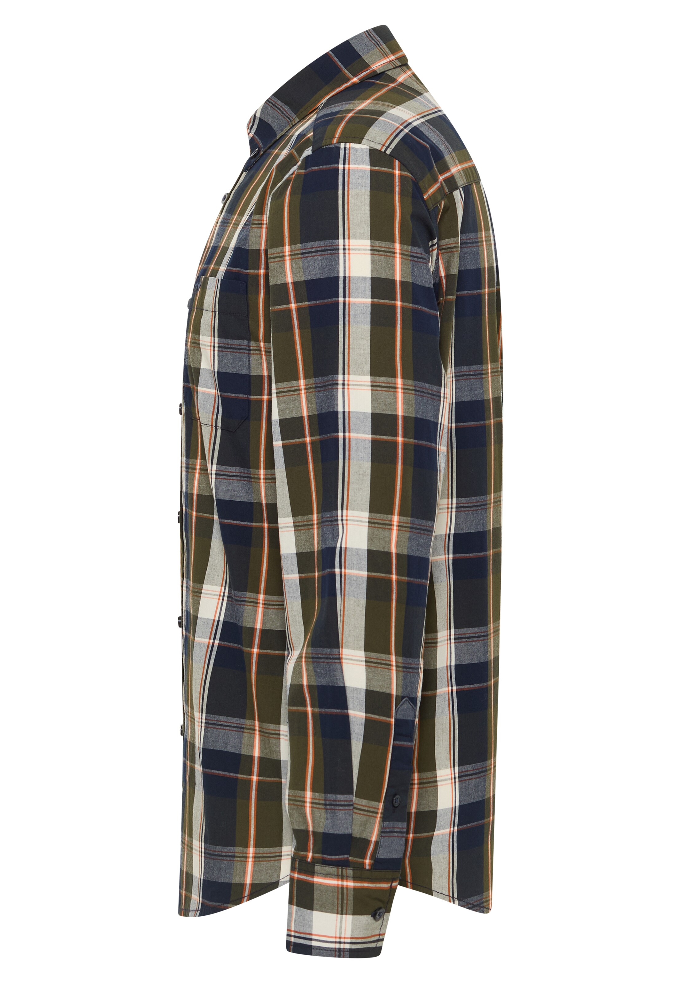 MUSTANG Regular Fit Hemd in Braun