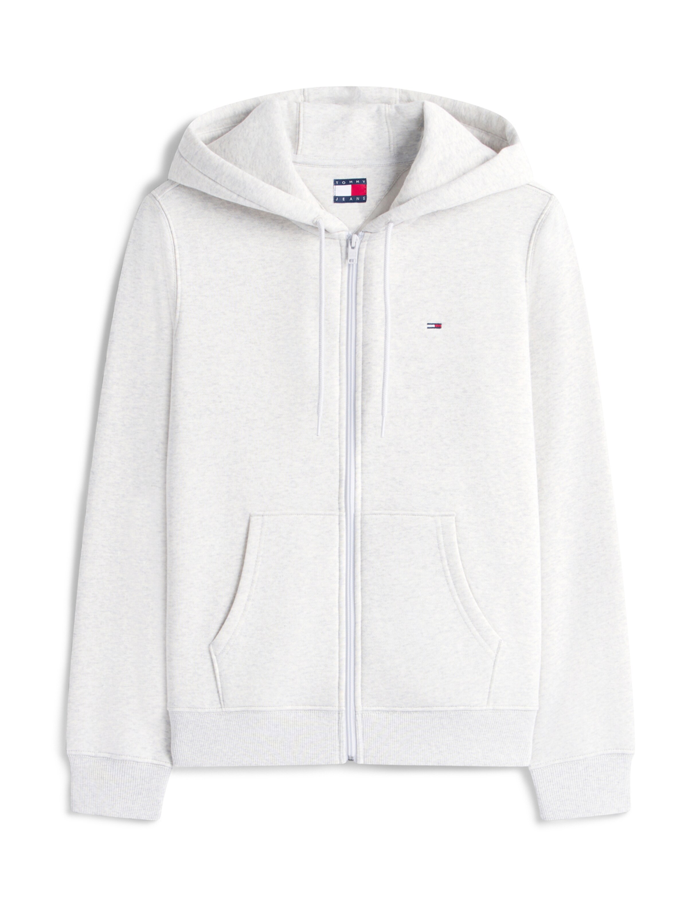 pelēks Tommy Jeans Sportiska jaka: no priekšpuses