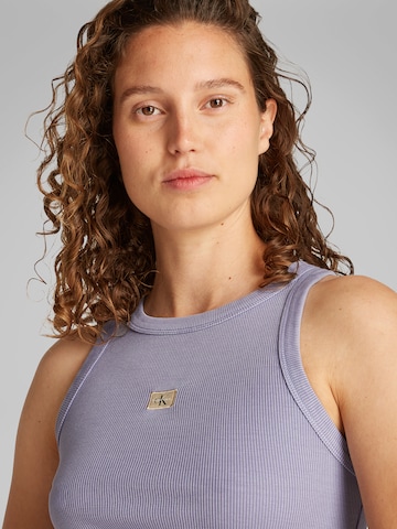 Calvin Klein Jeans Top | vijolična barva