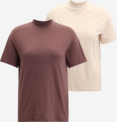 Trendyol Tričko - svetlobéžová / gaštanová, Produkt
