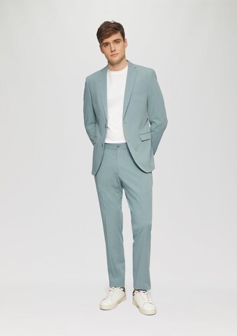 s.Oliver BLACK LABEL Slimfit Pantalon in Groen: voorkant