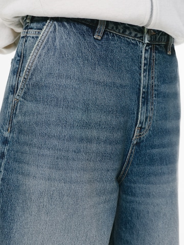 Baggy Jean Pull&Bear en bleu