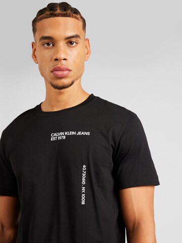 Calvin Klein Jeans T-Shirt in Schwarz