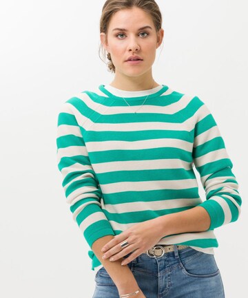 BRAX Sweater 'Lesley' in Green: front