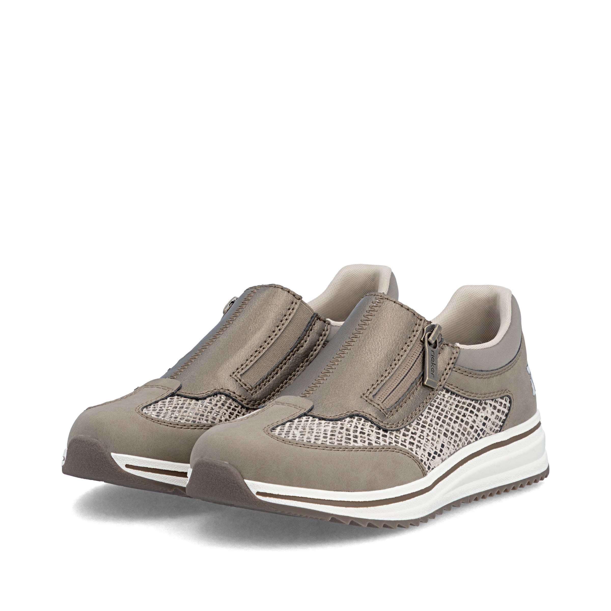 Slip on Rieker en marron