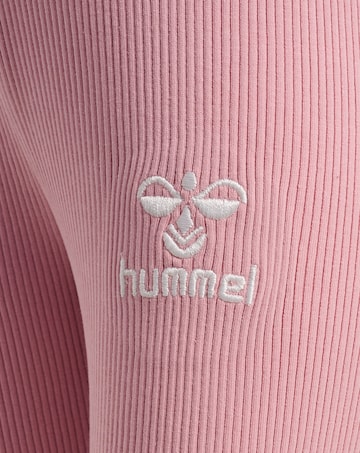 Hummel Skinny Workout Pants 'Sami' in Pink