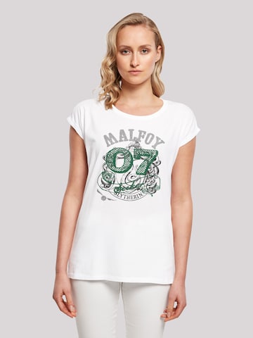 T-shirt 'Harry Potter Draco Malfoy Seeker' F4NT4STIC en blanc : devant