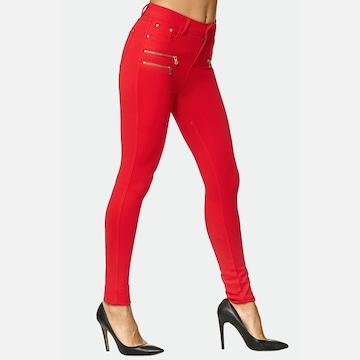 Skinny Jean Elara en rouge