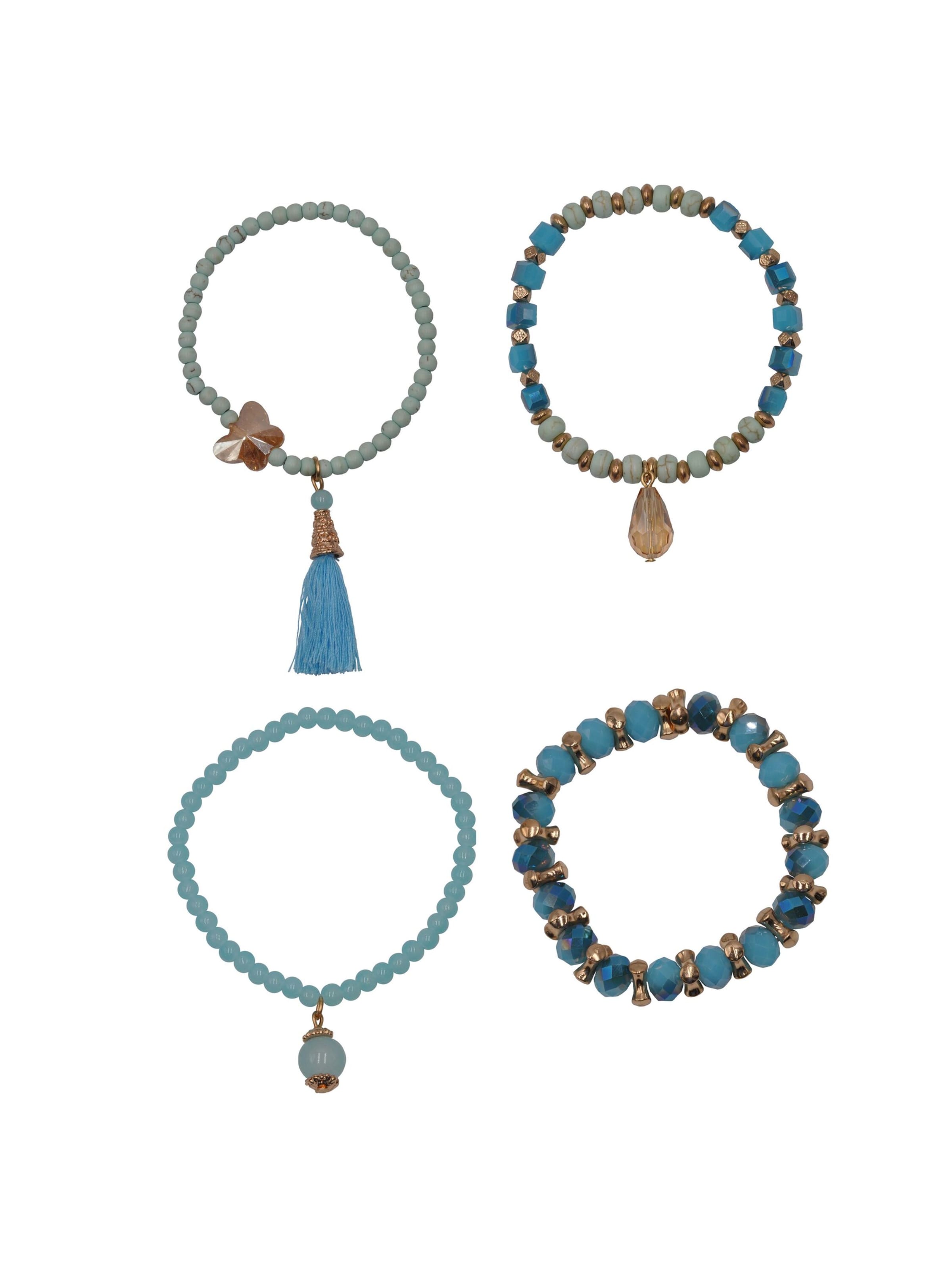 Steuer Armband Set in Grün: Vorderseite