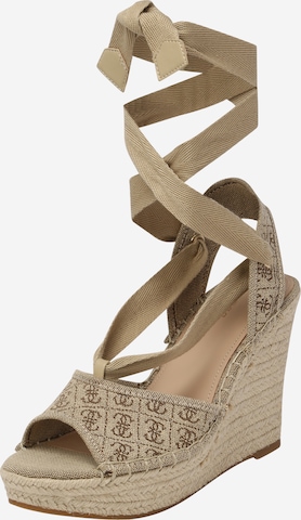 GUESS Sandals 'HALONA' in Beige: front