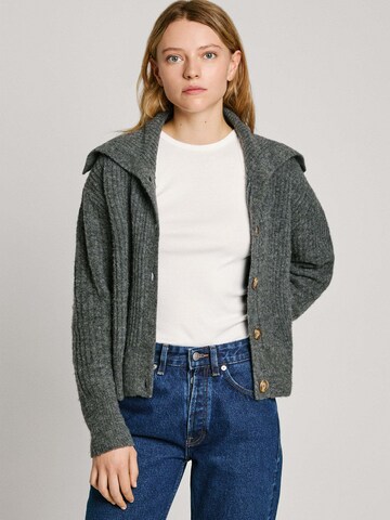 Pepe Jeans Gebreid vest 'IRMA' in Grijs