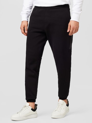 Calvin Klein Zúžený Kalhoty – černá: přední strana