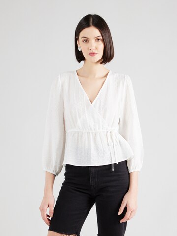 ABOUT YOU Блуза 'Yareli' в бяло: отпред