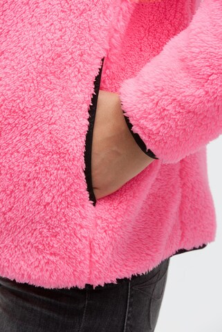 Soccx Fleece Jacket in Pink