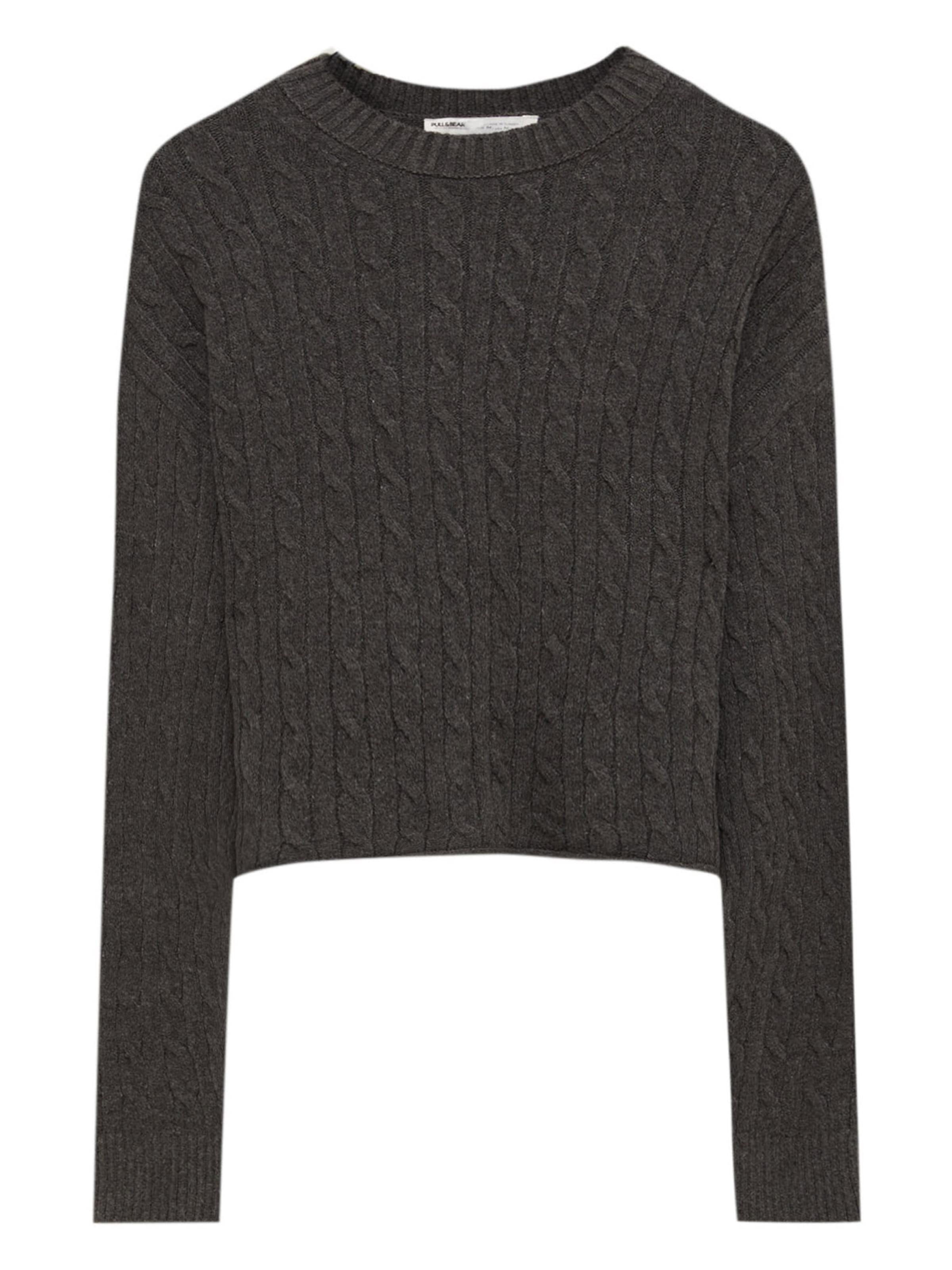 Pull&Bear Pullover in Grau: Vorderseite