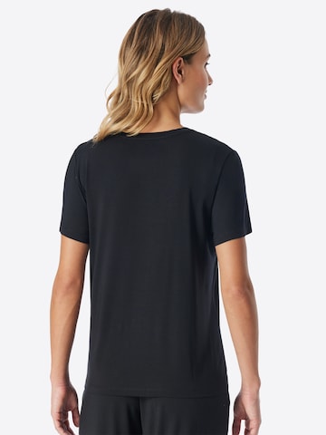 Chemise de nuit ' Mix Relax ' SCHIESSER en noir