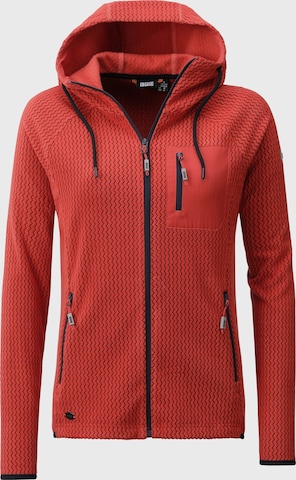 LPO Fleecejacke 'Weya' in Rot: Vorderseite