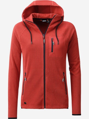 LPO Fleece Jacket 'Weya' in Red: front