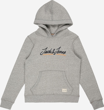 Jack & Jones Junior Mikina 'Tons' – šedá: přední strana