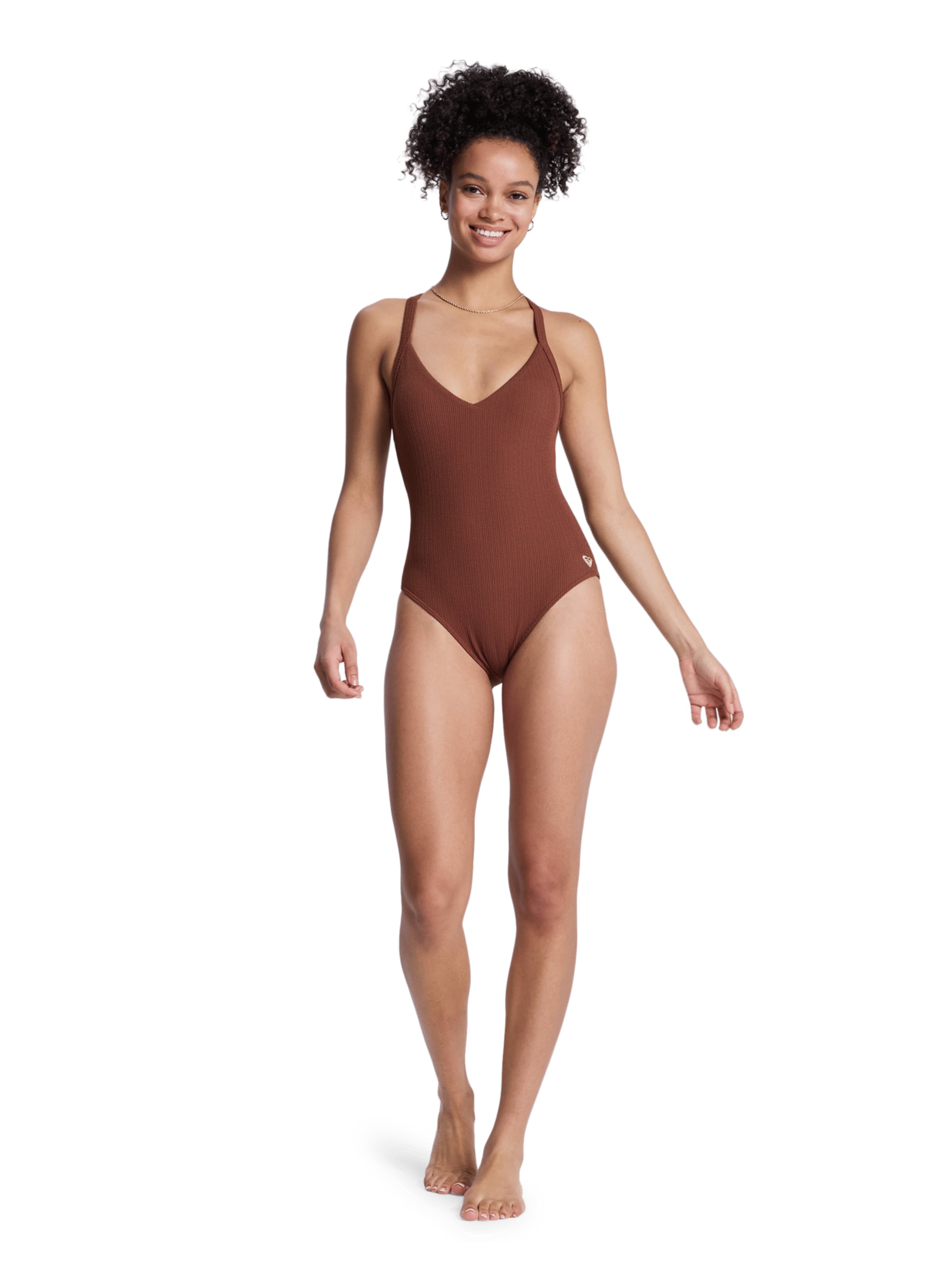 ROXY Badeanzug 'Sunshine' in Braun