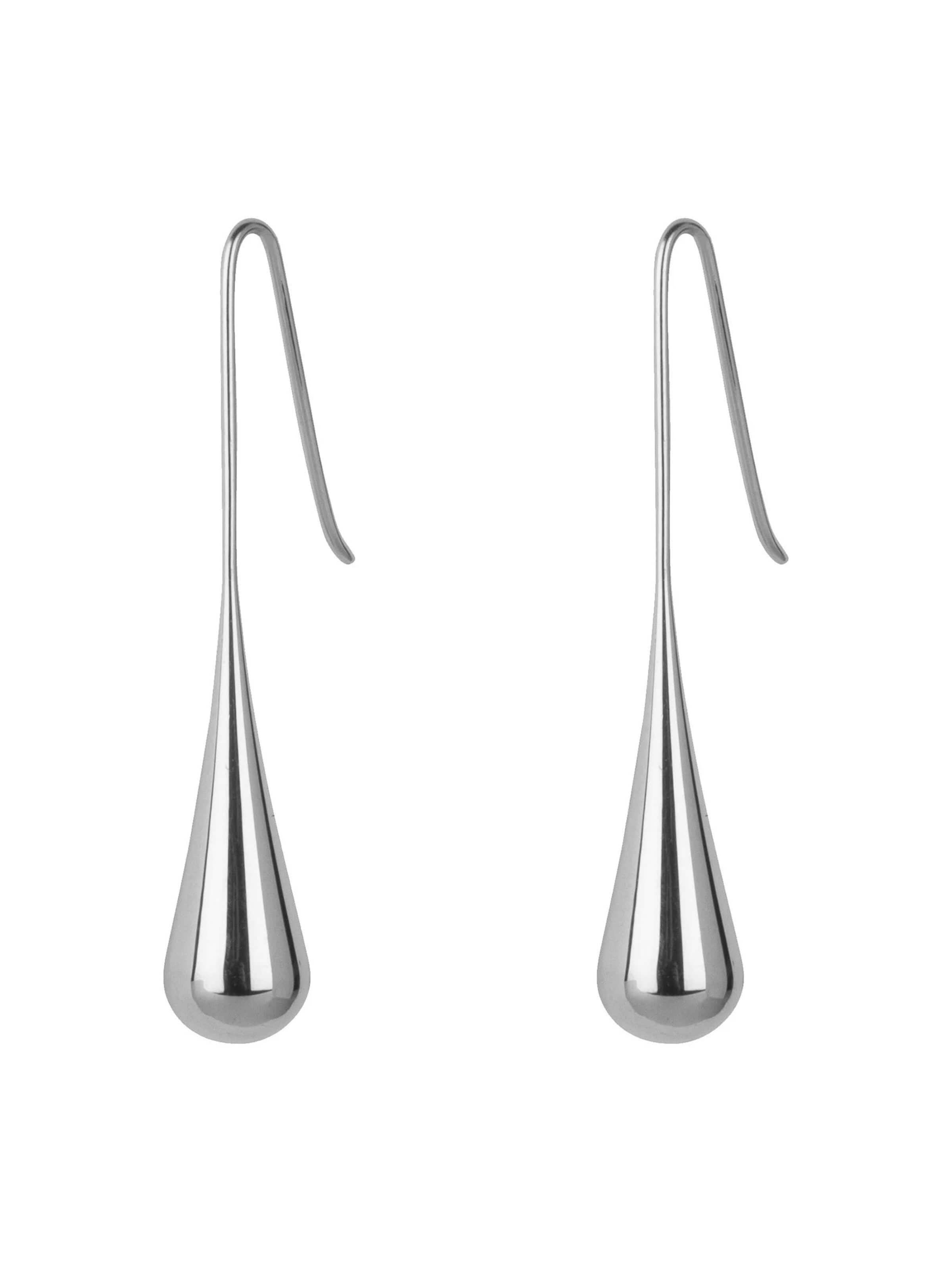 Boucles d'oreilles 'Earrings Titanium' Chic by Lirette en argent : devant