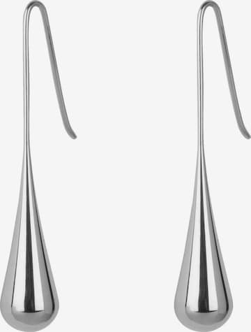 Boucles d'oreilles 'Earrings Titanium' Chic by Lirette en argent : devant
