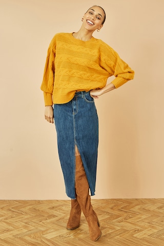 Yumi Pullover in Gelb