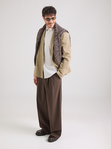 Calvin Klein Kitsas lõige Triiksärk, värv hall