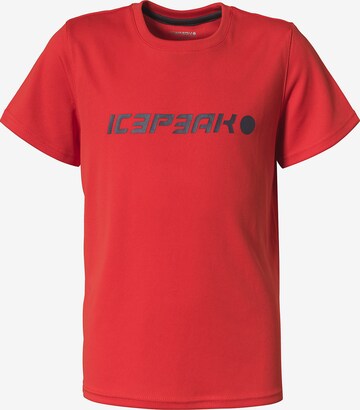 ICEPEAK Shirt 'KEMBERG' in Red: front