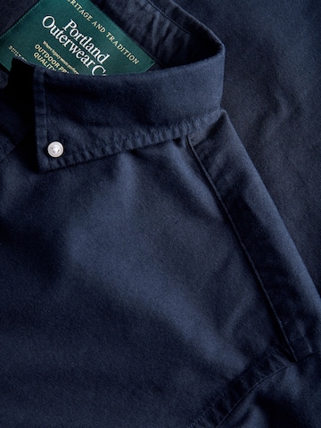 Portland Outerwear Company - Ajuste regular Camisa de negocios en azul