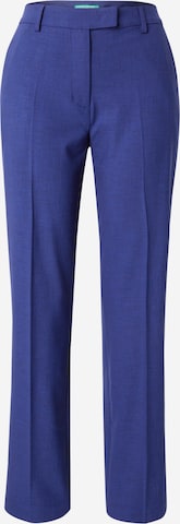 Regular Pantalon à plis UNITED COLORS OF BENETTON en bleu : devant