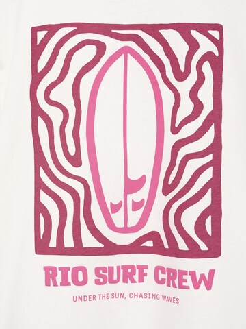 MANGO KIDS Tričko 'RIOCREW' – bílá