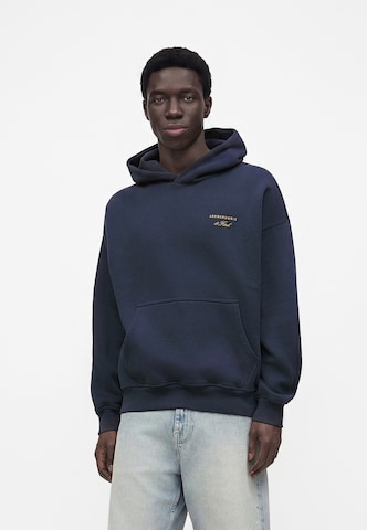 Abercrombie & Fitch - Sudadera en azul: frente