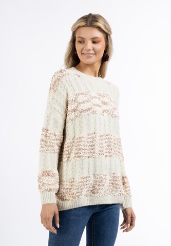 usha FESTIVAL Sweater in Beige: front