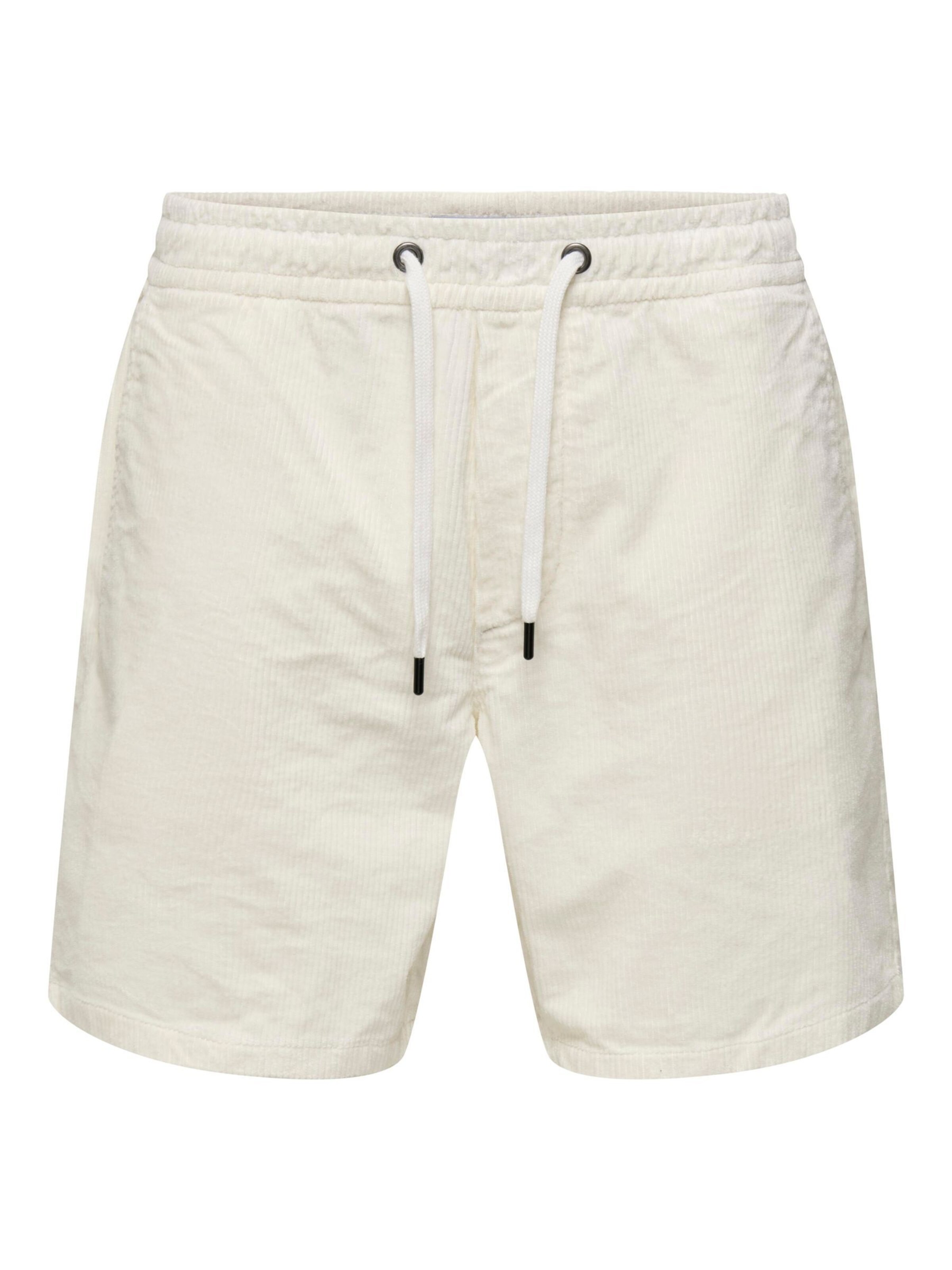 Pantalon 'ONSTel' Only & Sons en blanc : devant