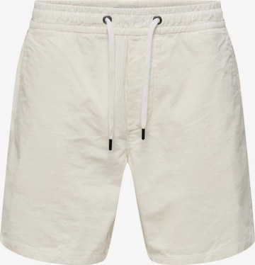 Only & Sons Shorts in Weiß: Vorderseite